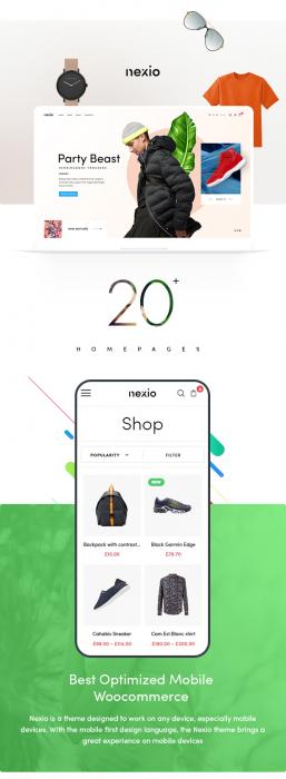 WordPress主题Nexio v1.0.7 时尚服装WooCommerce商店主题-希音跨境出海Sheinify - 外贸独立站建站运营一站式平台