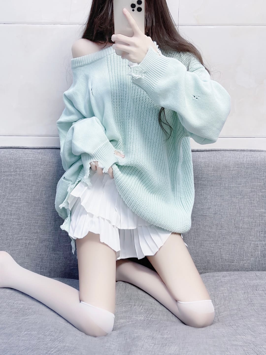 露肩破洞毛衣的白丝超透肉小姐姐-希音跨境出海Sheinify - 外贸独立站建站运营一站式平台