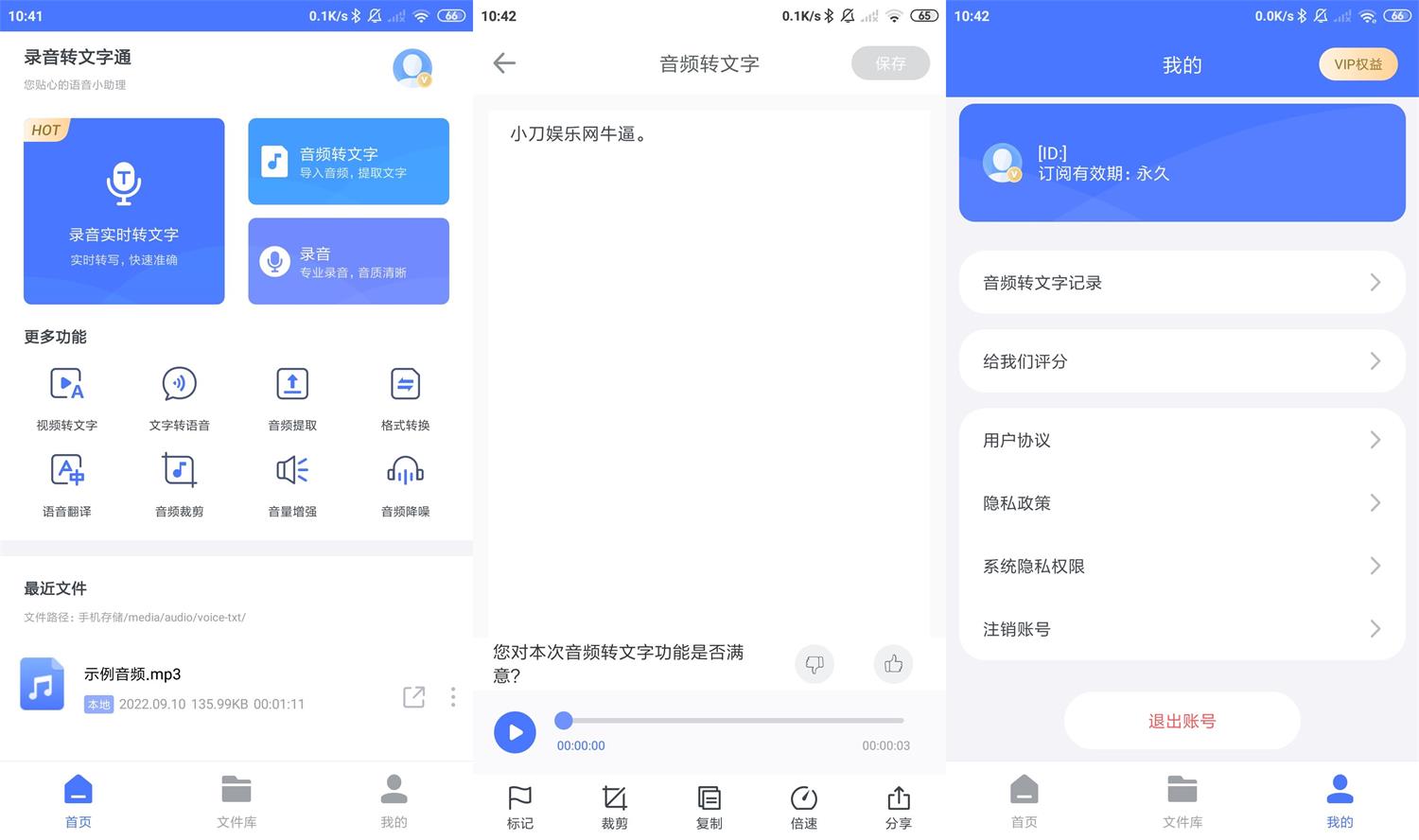 安卓录音转文字通v1.3.2高级版-希音跨境出海Sheinify - 外贸独立站建站运营一站式平台