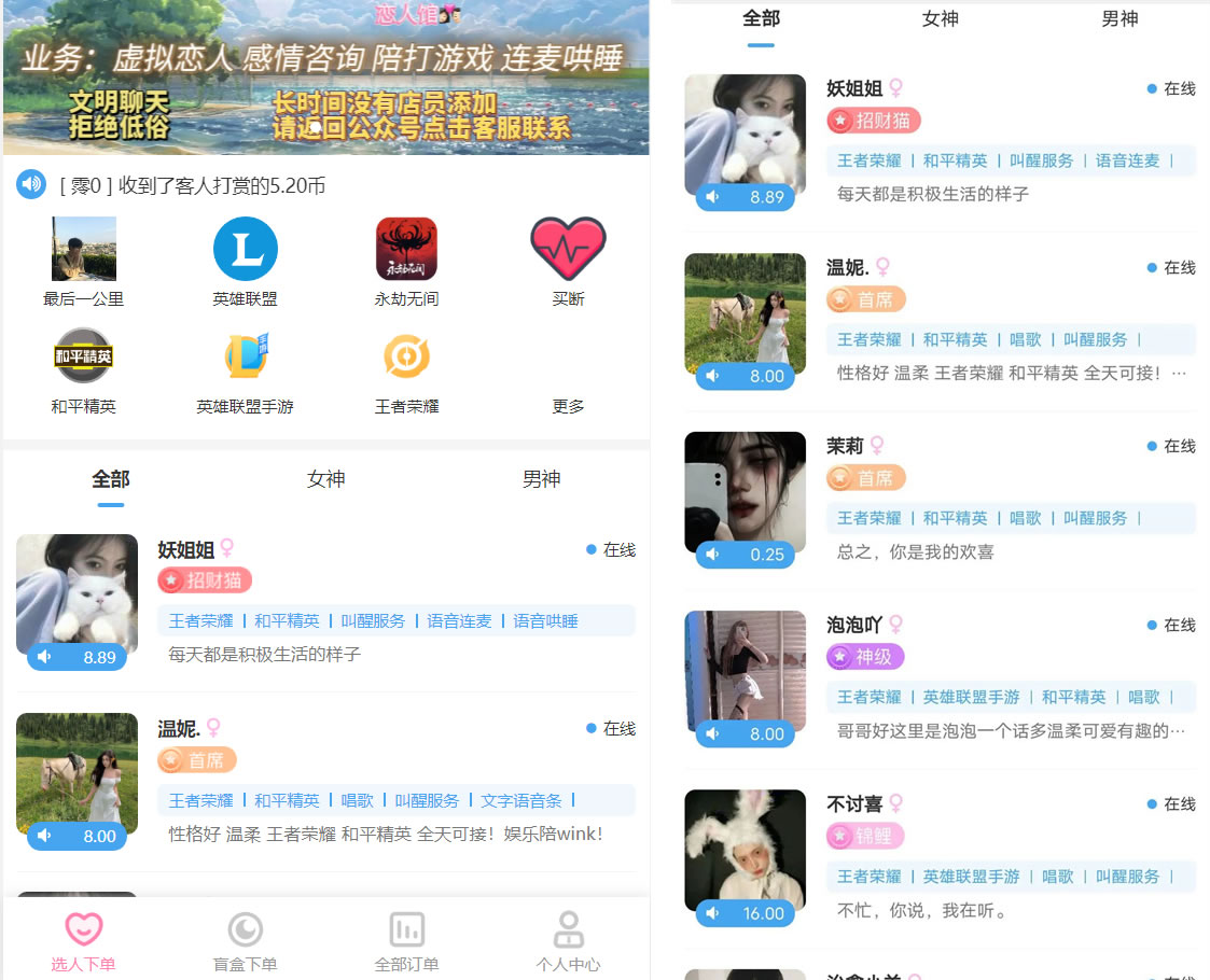 最新商业版游戏陪玩语音聊天系统源码 附详细搭建使用视频教程-希音跨境出海Sheinify - 外贸独立站建站运营一站式平台