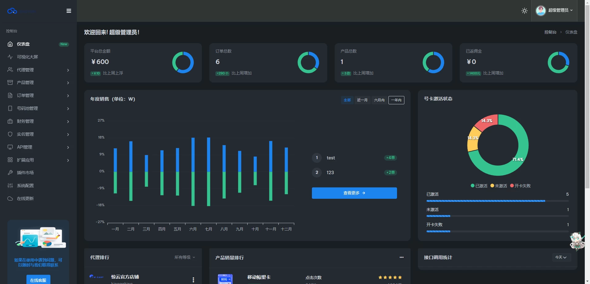 图片[2]-【亲测推荐】多功能号卡推广分销管理系统 流量卡推广分销网站源码